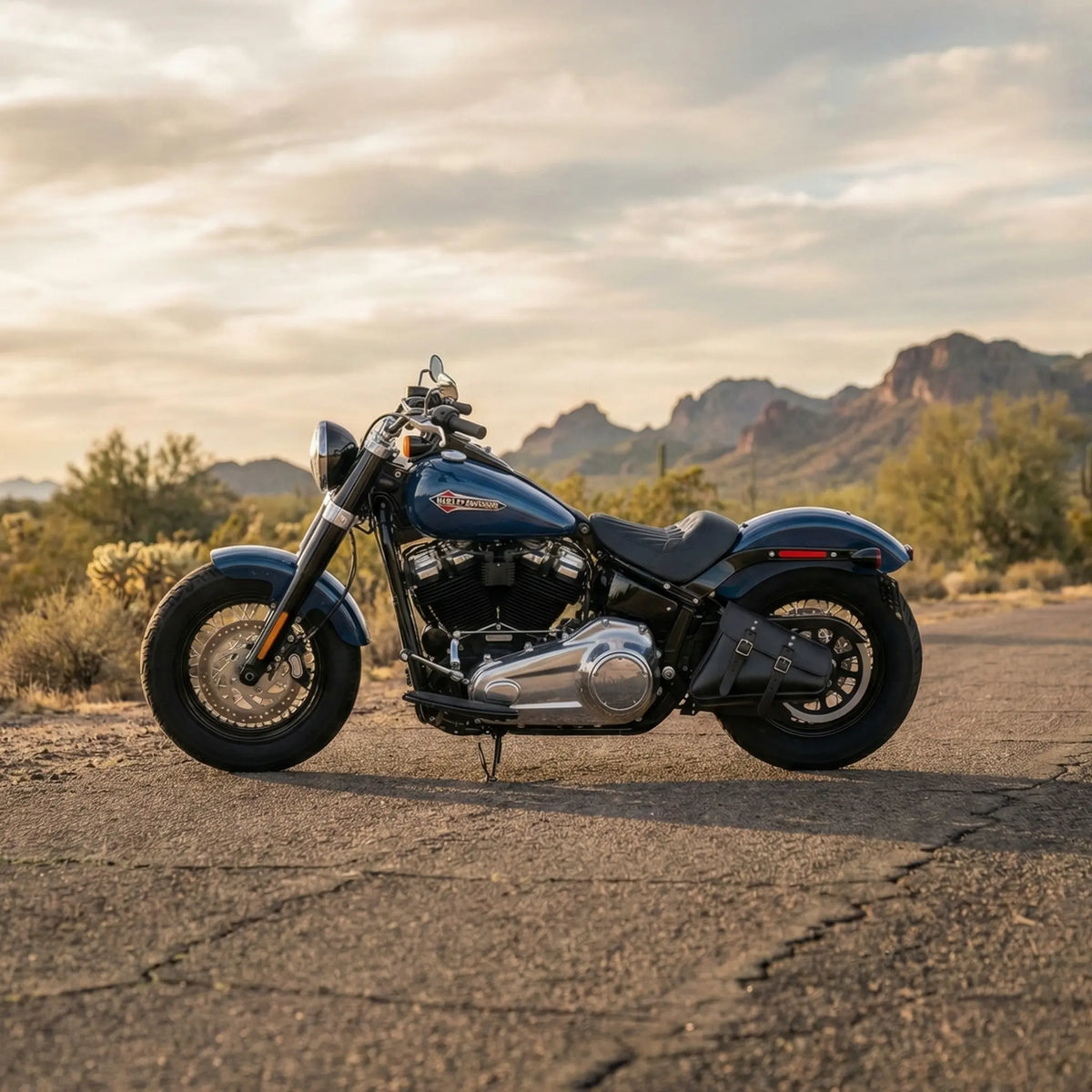 H-D® 2018-Later Softail Left Side Solo Bag - SHL06