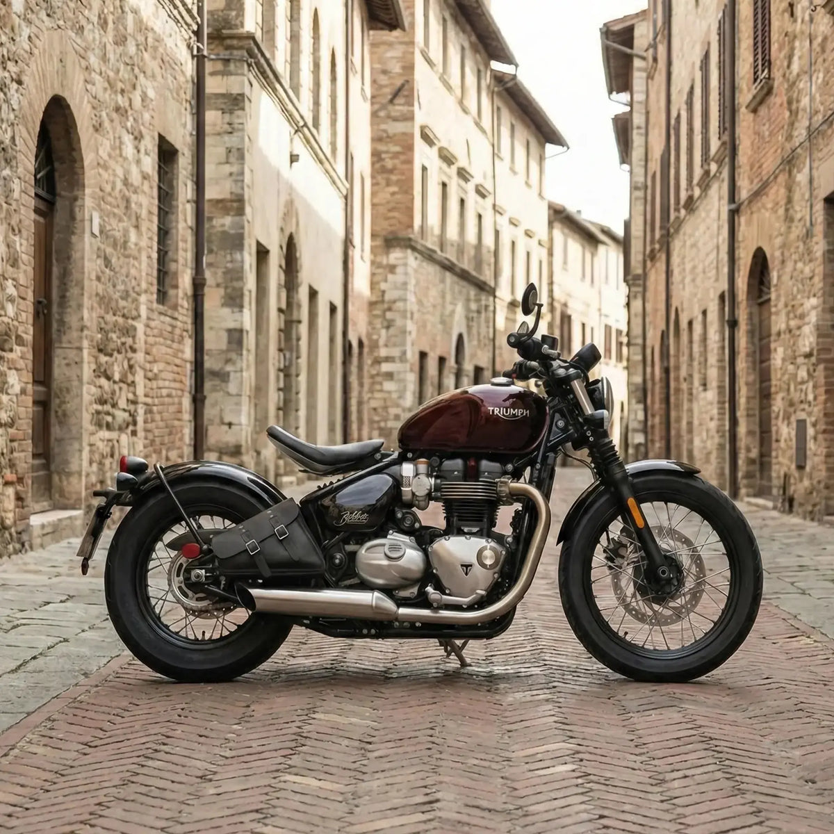 Triumph Bobber Right Side Solo Bag - TBR01