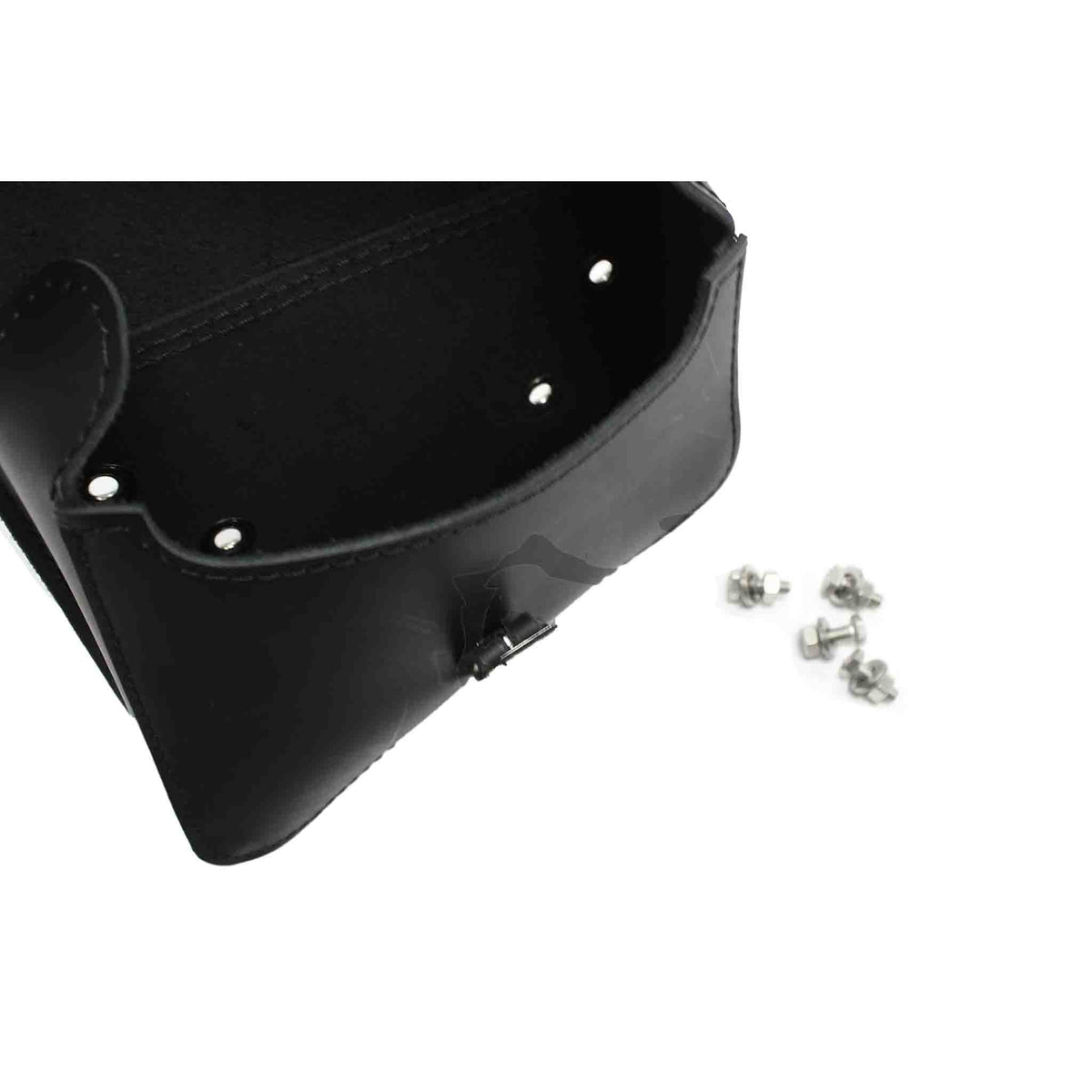 Upgrade your Harley-Davidson® Dyna with the DBB01 Dyna Bolt On Battery Bag. Hand crafted in USA with premium leather and top quality hardware. Durable and stylish, it's the perfect fit for your motorcycle.
