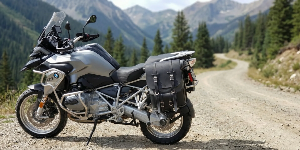 Discover our premium collection of heavy duty steer hide leather saddlebags crafted for durability and style. Perfectly designed to fit all motorcycle brands including Harley-Davidson®, Indian, Triumph, Honda, Yamaha, Kawasaki, Suzuki and other brands.