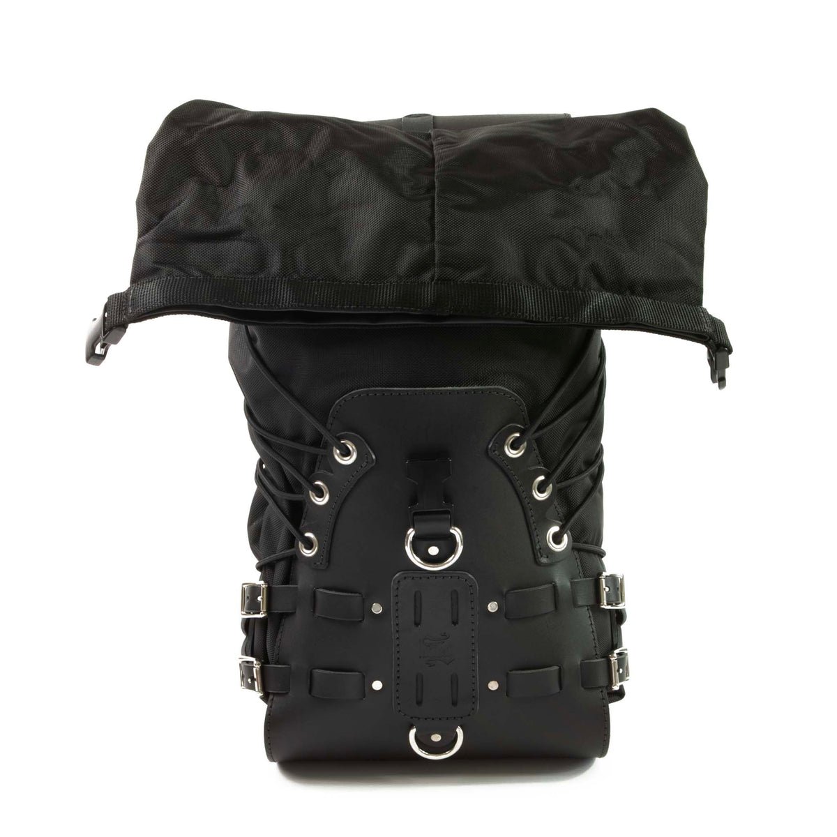 Top-down view packed—organized clothing inside waterproof dry bag