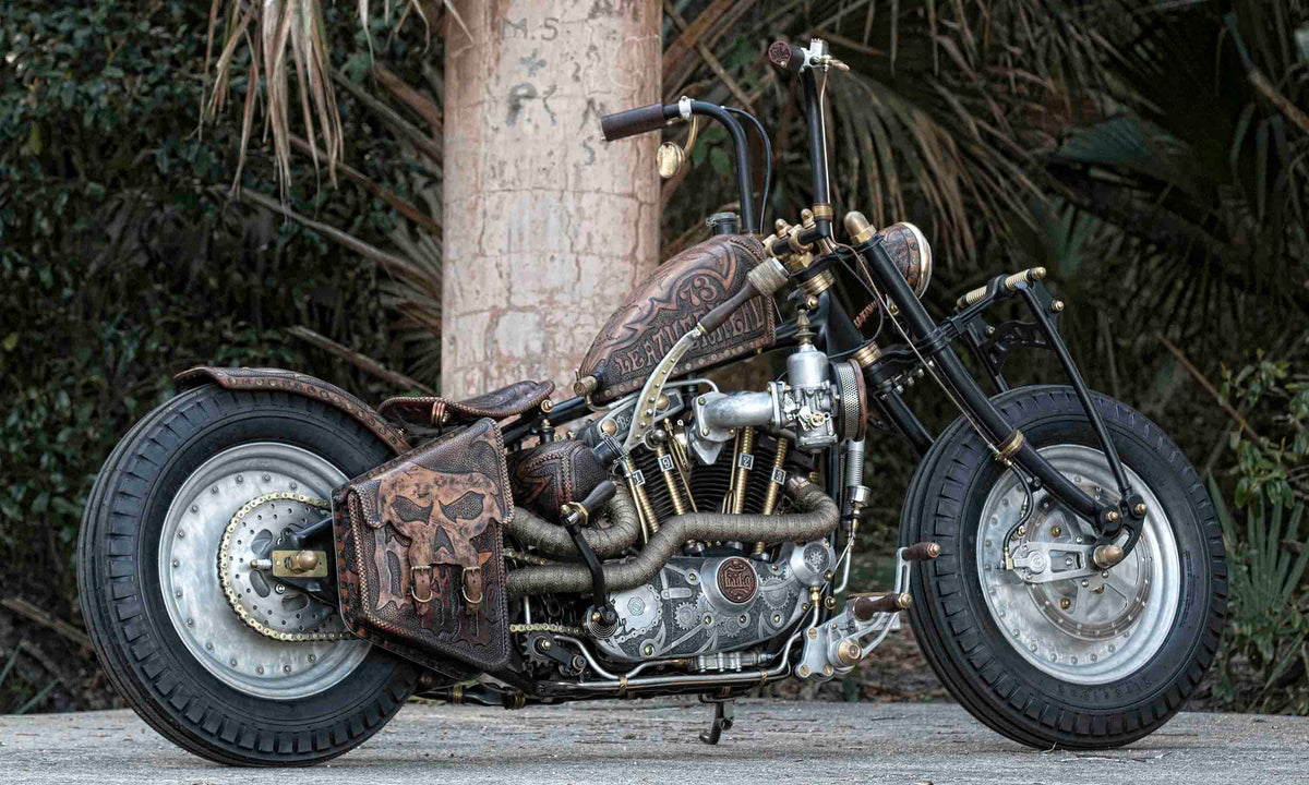 1973 Harley-Davidson Ironhead "Leatherhead" Right Side View
